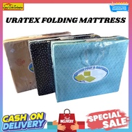 URATEX FAM  trifold foam original 2x54x75 inch/ space saver/ kutson / bed / with cover / perfect for room / malambot na higaan / with freebies