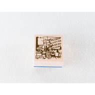 CHAMILGARDEN Wooden Stamp Cafe C8