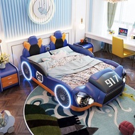 Car creative sports car bed modern minimalist youth styling bed car children's bed boy car bed