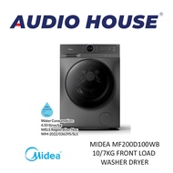 MIDEA MF200D100WB 10/7KG FRONT LOAD WASHER DRYER ***2 YEARS WARRANTY BY MIDEA***