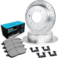 R1 Concepts Front Brakes and Rotors Kit |Front Brake Pads| Brake Rotors and Pads| Ceramic Brake Pads