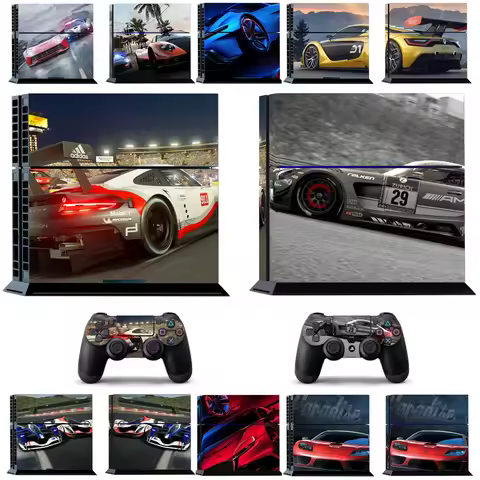 Cars Vinyl Skin Sticker for Sony PS4 PlayStation 4 and 2 controller Skins Stickers
