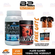 Mass Gainer M16 2kg + Viking Preworkout 300g