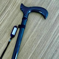 British Walking Stick Black Solid Wood Crutches Hiking Anti-Slip Elderly Crutches Gentleman Civilization Stick t Carbon Fiber