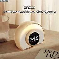 EZVALO Multifunctional Alarm Clock Speaker Bluetooth Student Children Learning Timer Night Light Gif