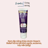 Hope's Relief herbal multi-purpose cream supports dry, itchy skin, eczema, and psoriasis (60g)