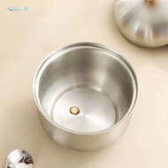 [MULSTORE] 316L Stainless Steel Spice Storage Container Kitchen Seasoning Jar with Wooden