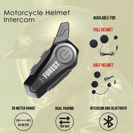 Upgraded Forest Helmet Intercom Motor Intercom Get 2 For 2 Riders Connect Bluetooth Headset