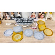 Coaster Plastic 3D Printing Laser Logo/Text Shooting According To Customer Design Beautiful And Dura