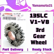Yamaha LC135 LC 135 135LC V1 V2 V3 V4 V5 V6 V7 Engine Gear 3rd Wheel 23T Gigi 1S7 / 5YP-E7231-00