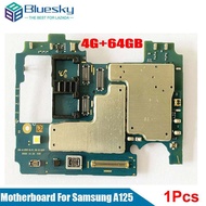 Bluesky เมนบอร์ด Samsung Galaxy A125U A125F A12ขนาด64กิกะไบต์ของแท้บอร์ดตรรกะปลดล็อคเมนบอร์ดทดสอบดีร