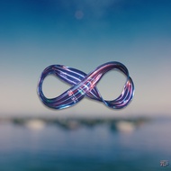 [Taiwan Shipment] Reflective Stickers Mood Slicing Series Infinite Symbols Cycle Reciprocating Flat