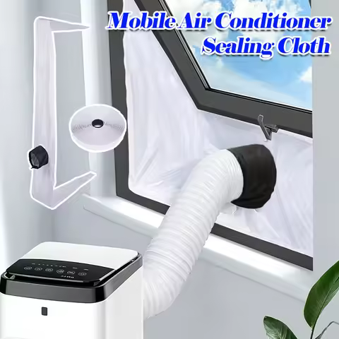 AirLock Window Seal for Portable Air Conditioner 3/4M Universal Waterproof Window Seal Flexible Clot