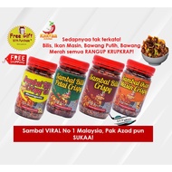 Kakfaa PAK AZAD SUKA SALAD CRISPY BILIS SAMBAL PETAI CRISPY SALT FISH CRISPY