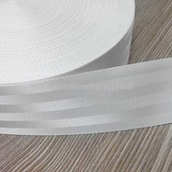 สายนิรภัย สายไนล่อน สายสะพาย สายเบลท์รถยนต์ หลายสี 1นิ้ว สีดำ ขาว น้ำตาล ราคาเมตรละ  seat belt Nylon