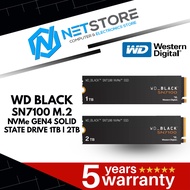 WESTERN DIGITAL BLACK SN7100 NVMe M.2 GEN4x4 SSD - (1TB | 2TB)