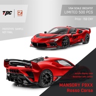 Ready Stock DCM & TPC Co-Branded 1: 64 Ferrari SF90 F9XX Mysari Modified Alloy Car Model Car Model