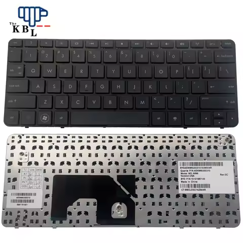 Original New US Language For HP MINI 210 Black Laptop Keyboard (HMB3330AQA01) 18PTDH3553