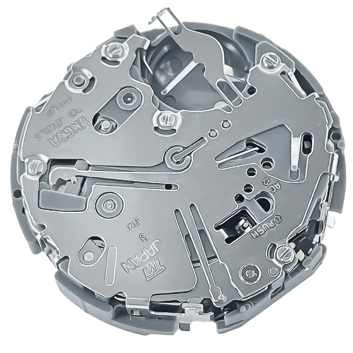 Japan Genuine VK63A Chronograph Quartz Movement with Battery Japan Original Mechanism VK63 VK61A VK6