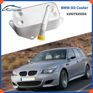 Superior-Oil Cooler Silver Oil Cooler For BMW E60 E61 E70 128I 320I 525I X3 X6 Z4 Aluminum 598907020