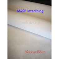 Pengeras Kain Keras Interlining 5520F/ Interfacing Fabric