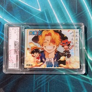 Slab label Frame Card 10 Point One Piece Sabo chibi Luffy Ace rare dollar MR RY-MR-03 Nf39 5