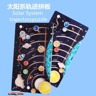 Solar System Cognitive Tray Earth Planet Matching Version Toys Children Wooden Educational Early Edu