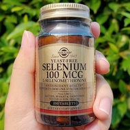 ซีลีเนียม Selenium 100 mcg 100 Tablets (Solgar®)