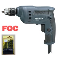 MAKITA M0600G M0600B  DRILL 10MM HAND DRILL FREE DRILL BITS SET