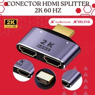 HDMI SPLITTER CONNECTOR 2 PORT / HDMI SPLITTER 2K 60HZ / HDMI TO HDMI HDMI CONVERTER
