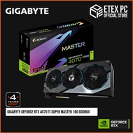 GIGABYTE AORUS GeForce RTX 4070 Ti SUPER MASTER 16G GDDR6X # GV-N407TSAORUS M-16GD