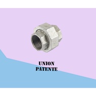 ♞,♘,♙GI (GALVANIZED) UNION PATENTE 1/2, 3/4, 1, 1 1/4, 1 1/2, 2