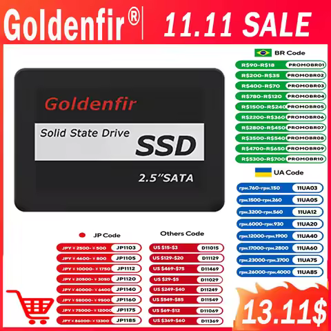 SSD 120GB 128GB 240GB 256GB 2.5inch Solid State Drive SATAIII 360GB 480GB 960GB Hard Disk Goldenfir