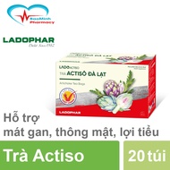 New model Artichoke tea Supports liver cooling, diuretic, choleretic, box of 20 filter bags