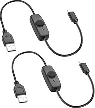 JSADZKJ Short U S B Extension Cable with ON Off Switch 5V Type C to USB Power Supply Cord,USB Type A