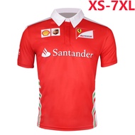2026 New F1 Unisex Short Sleeve Polo Shirt + F1 Ferrari Racing Team Jersey
