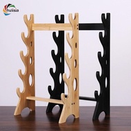 chulisia Sword Display Stand 5 Layer Storage Support Medieval Sword Hanger Sword Rack for Wakizashi 