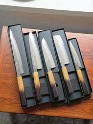 Touroku Sakai VG10 DMC 69 layers Mirror Polished Burnt Oak Wood (มีดญี่ปุ่น)