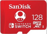 SanDisk 128GB microSDXC-Card, Licensed for Nintendo-Switch 記憶卡 SDSQXAO-128G-GN3ZN