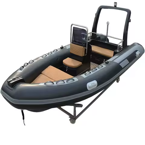 China 4 person mini speed boat aluminum hull 13ft inflatable rib 390cm boat