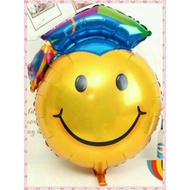 Smile Graduation Foil Balloon Graduation Hat/