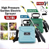 8L/5L Electric Sprayer Pam Racun Battery Sprayer Knapsack Sprayer Pump Disinfection Sprayer with 240