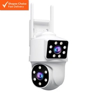 SriHome SH063 Dual Lens CCTV Wifi IP Wireless 1080P FHD 2 Video Rec Phone Live View