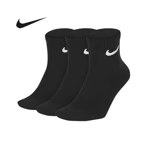 NIKE Unisex Dri-FIT Quick Dry Training Low Cut Socks, EVERYDAY LIGHTWEIGHT (3 Pairs) SX7677-010