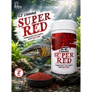 CZ AQUA PRODUCTS CZ CHANNA SUPER RED - 50G