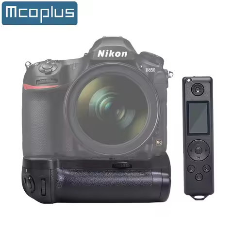 Mcoplus MB-D18 Vertical Battery Grip Holder with 2.4G Wireless Remote Control for Nikon D850 DSLR Ca