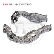 HMD Exhaust System High Flow Performance Downpipe for BMW 1M E82 N54 Car Accessories With Catalytic 