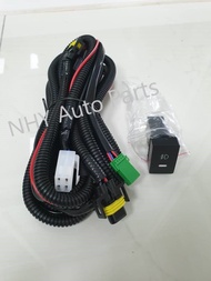 Fog Lamp Wiring Kit H11 Can Support HID LED Suitable Honda Sport Light Wayar switch botton wire car