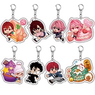 Anime DAN DA DAN Keychain Cosplay Figure Momo Ayase Ayase Seiko Pendant Car Key Ring Bag Accessories
