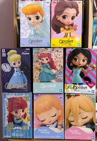 Qposket 迪士尼 公主系列 睡公主 灰姑娘 美人魚 瞓覺系列